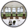 360 graden flash panorama foto